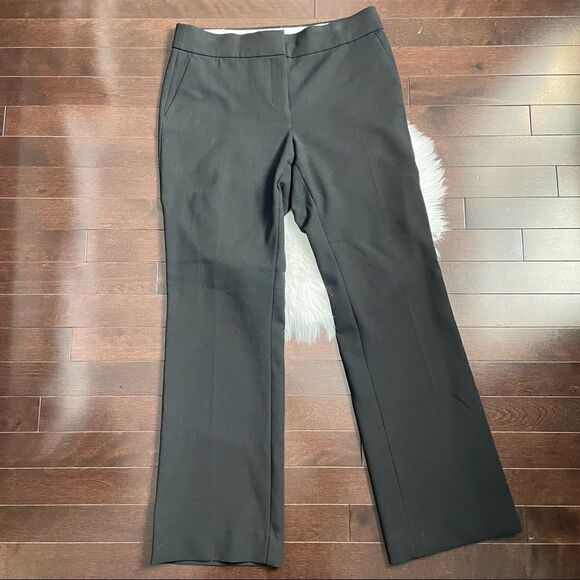 J. Crew Edie Black Classic Trouser Pant Size  10 - Picture 3 of 16